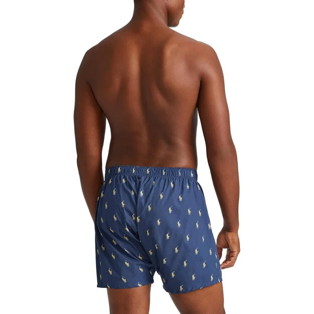 Men's Classic Fit Cotton Woven Boxers 3 Pack